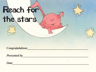 Award Certificates Mini - Reach for the Stars - "Reach for the Stars" mini award certificates