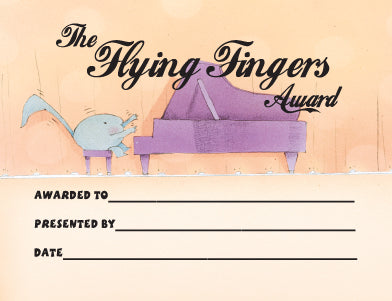 Award Certificates Mini - Flying Fingers Award - Flying Fingers mini award certificates