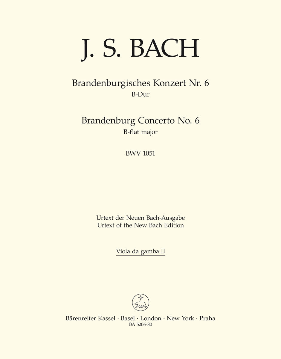 Brandenburg Concerto No. 6