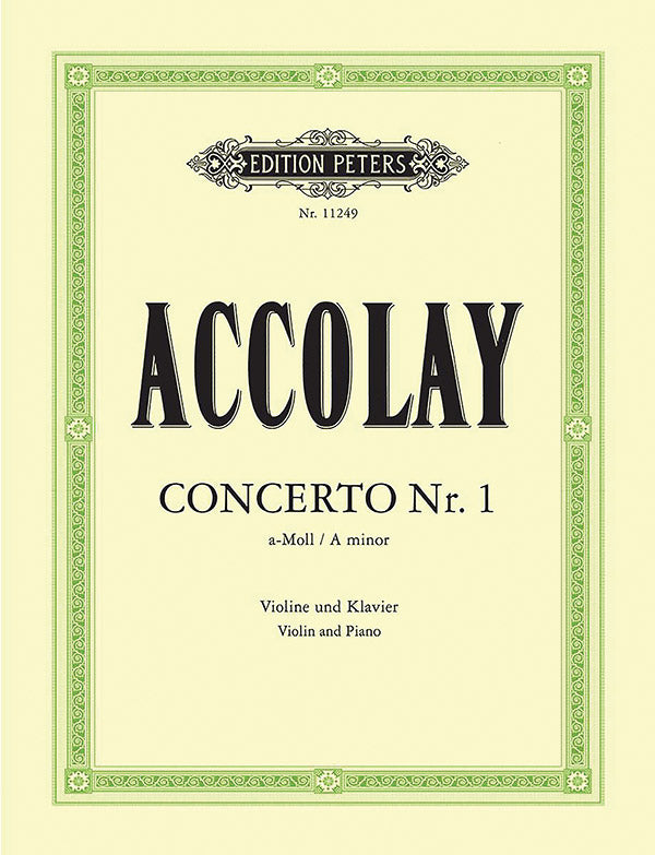 Violin Concerto No. 1 in A minor (Edition for Violin and Piano by the Composer)