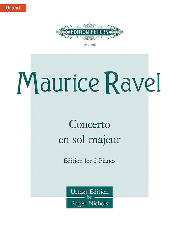 Concerto en sol majeur (Piano Concerto in G major) (Edition for 2 Pianos)