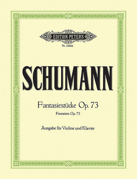 Fantasiestücke op. 73 for Violin and Piano