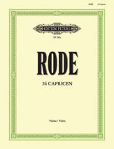 24 Caprices (in the Form of Etudes) for Violin