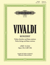 Violin Concerto in A minor Op. 3 No. 6 (RV 356) (Edition for Violin and Piano)