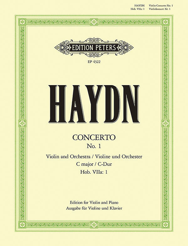 Violin Concerto in C Hob. VIIa:1 (Edition for Violin and Piano)