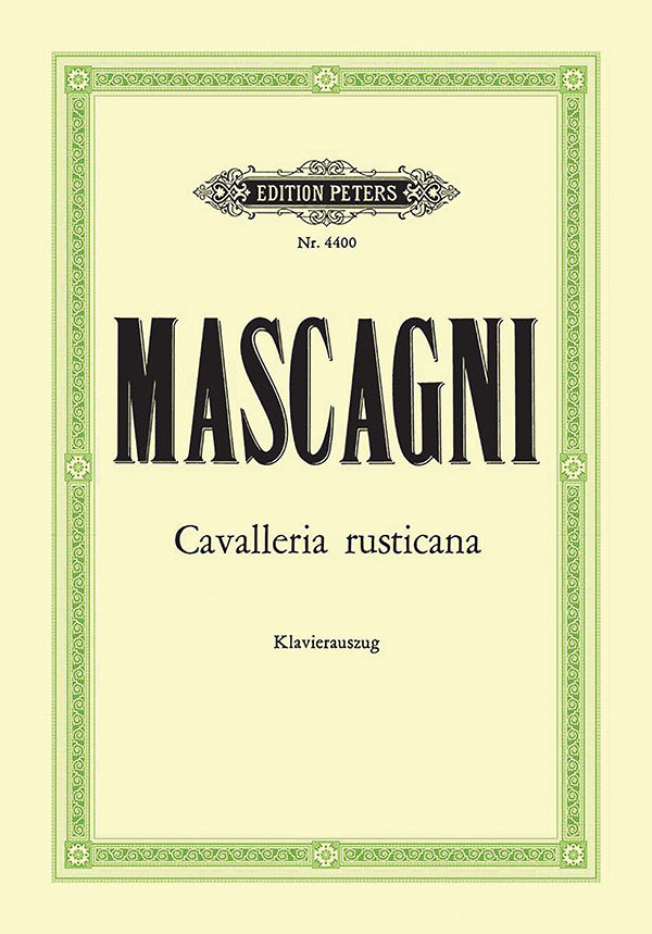 Cavalleria rusticana (Vocal Score)