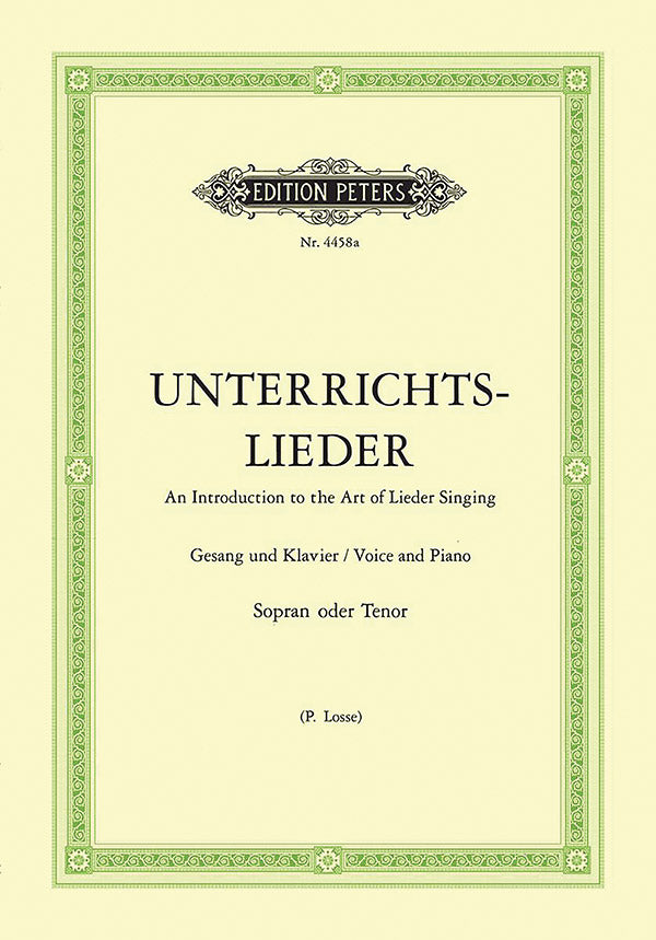 Album of 60 Lieder from Bach to Reger