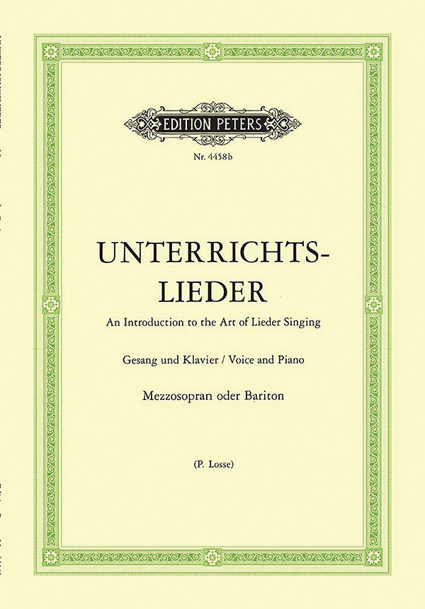 Album of 60 Lieder from Bach to Reger