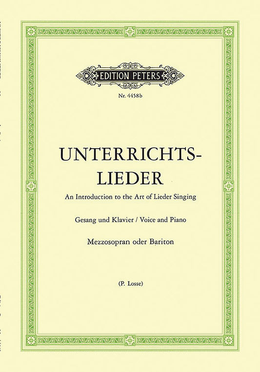 Album of 60 Lieder from Bach to Reger