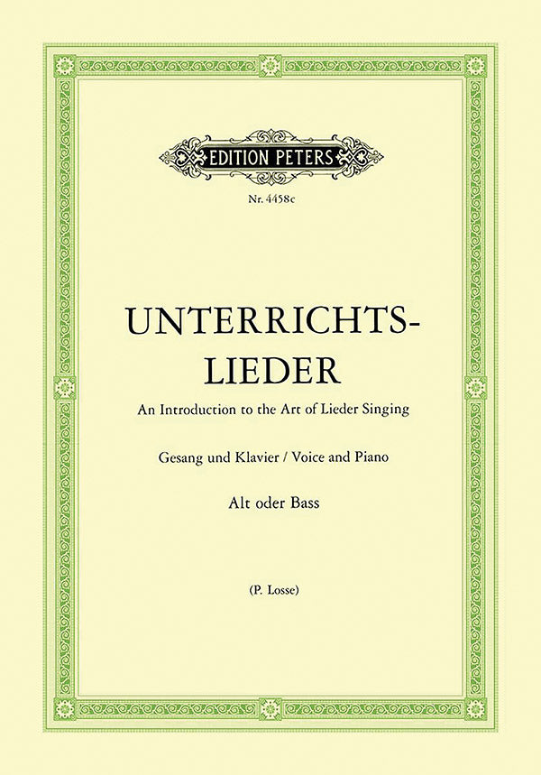 Album of 60 Lieder from Bach to Reger