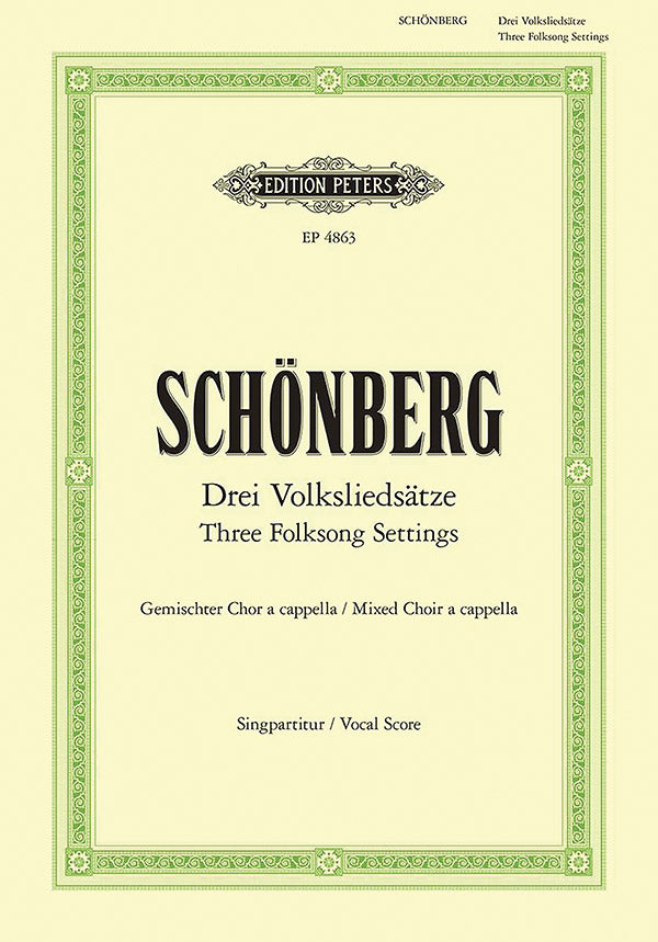 3 Folksong Settings for SATB Choir