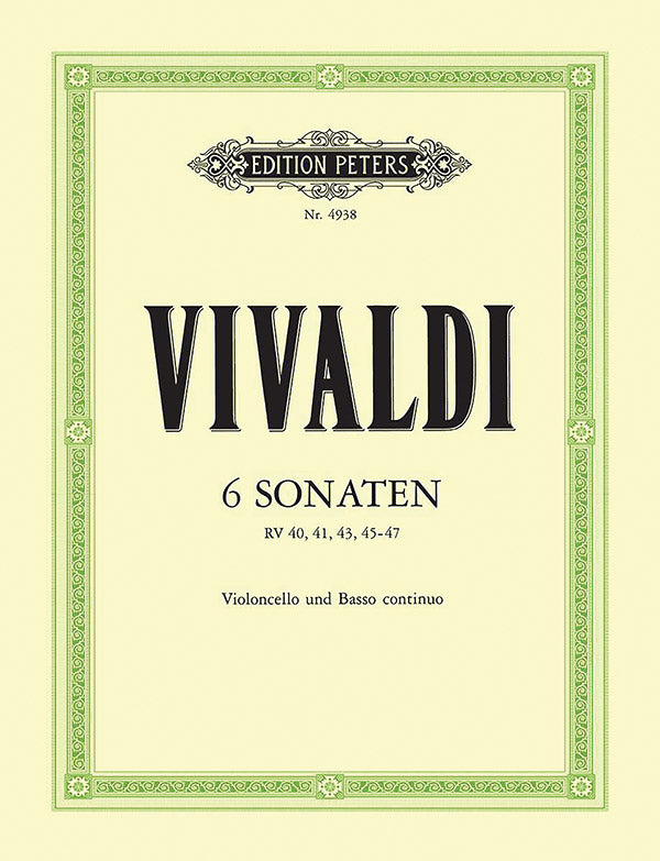 6 Sonatas for Cello and Continuo