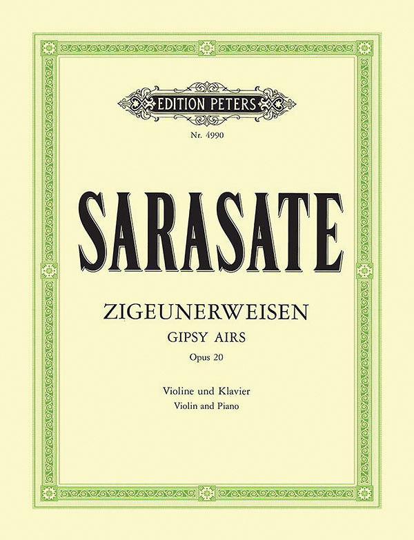 Zigeunerweisen (Gypsy Airs) Op. 20 (Ed. for Violin and Piano by the Composer)