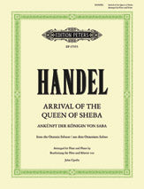 Arrival of the Queen of Sheba (Arranged for Flute and Piano)