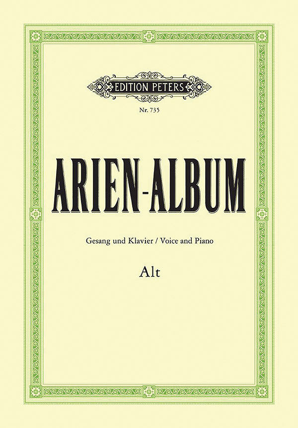 Arien-Album: Famous Arias for Contralto and Piano