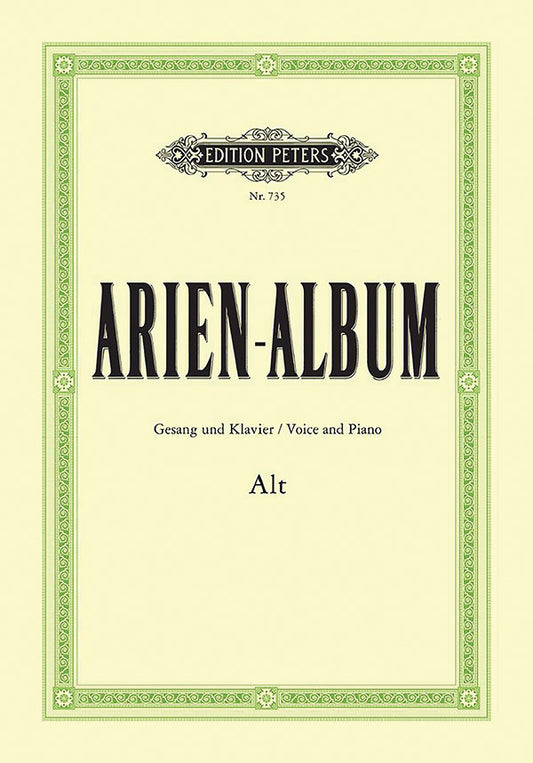 Arien-Album: Famous Arias for Contralto and Piano