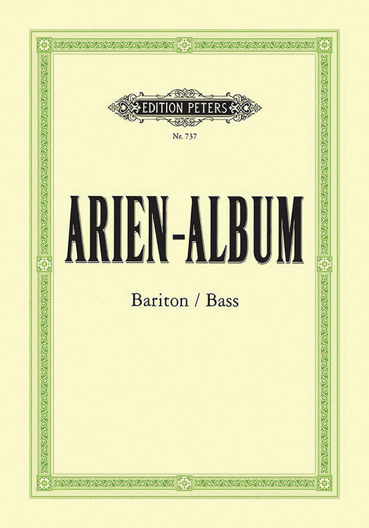 Arien-Album: Famous Arias for Baritone/Bass and Piano