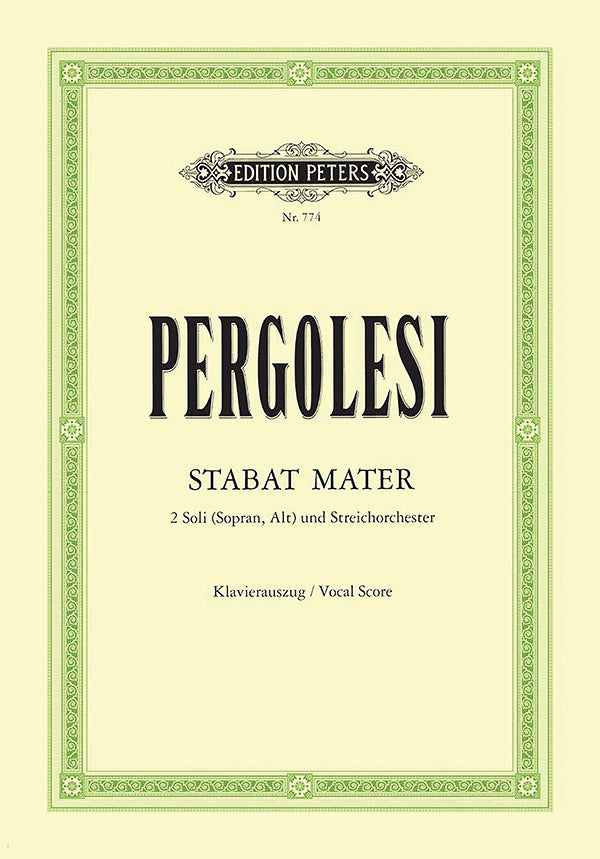 Stabat Mater (Vocal Score)