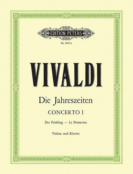 Violin Concerto in E Op. 8 No. 1 Spring (Edition for Violin and Piano)