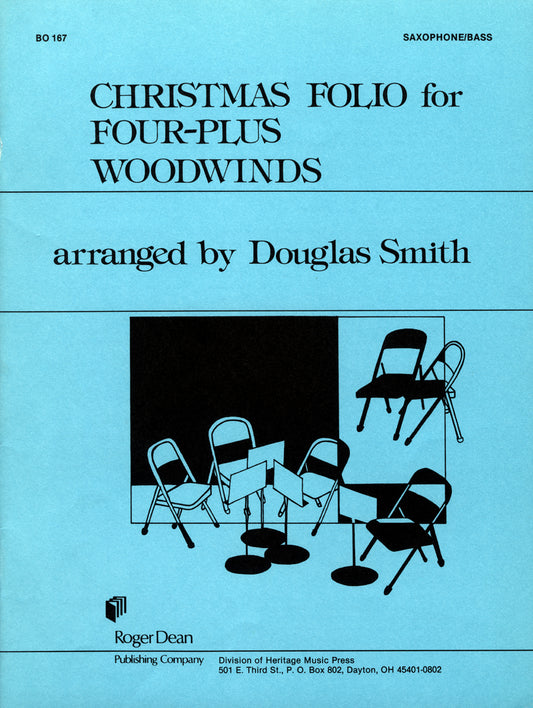 Christmas Folio for Four-Plus Brass - Alto & Tenor Saxophones and Bass Clarinet