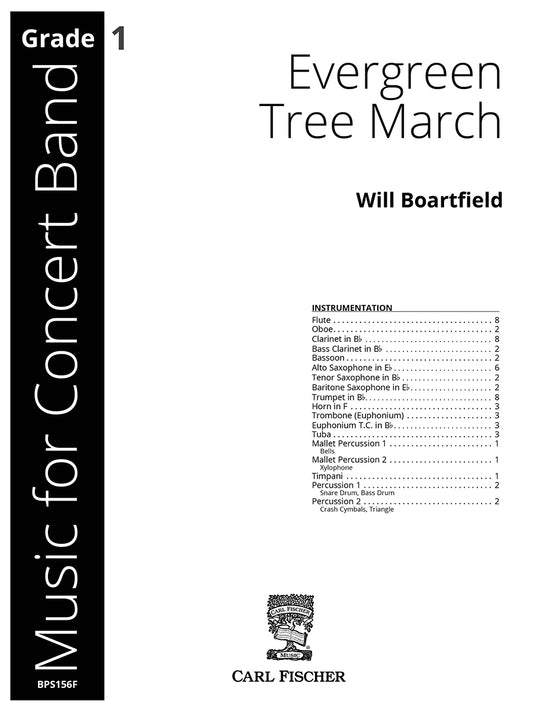 Evergreen Tree March