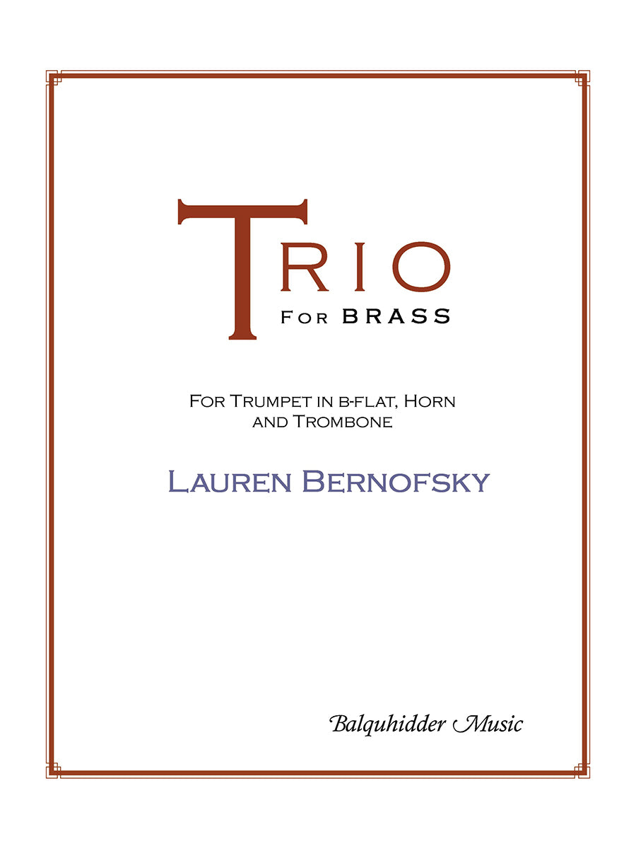 Trio for Brass