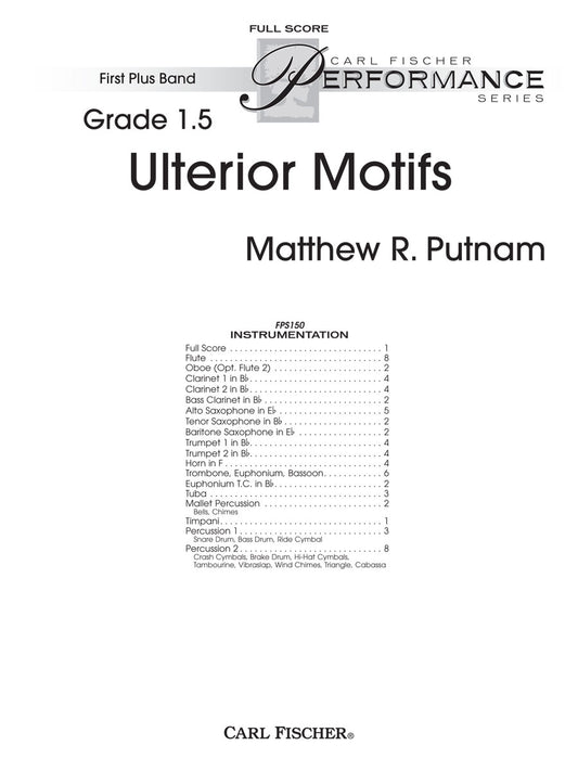 Ulterior Motifs