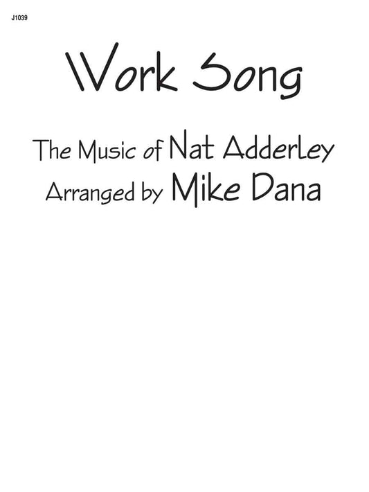 Work Song - Score and Parts