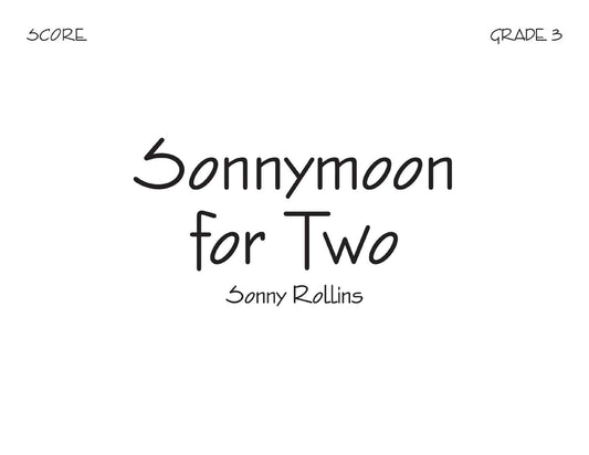 Sonnymoon for Two - Score and Parts