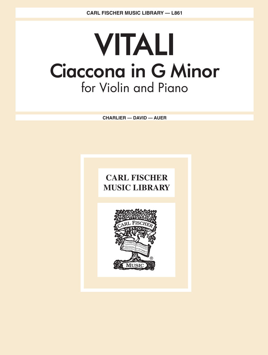 Ciaccona In G Minor