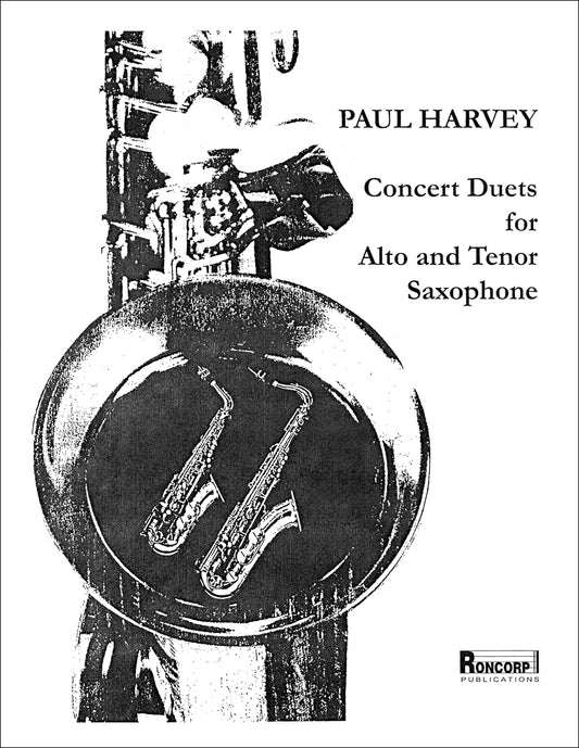 Concert Duets for Alto and Tenor Saxophone