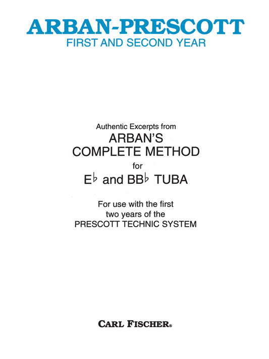 Authentic Excerpts From Arban's Complete Method for Eb and Bbb Tuba