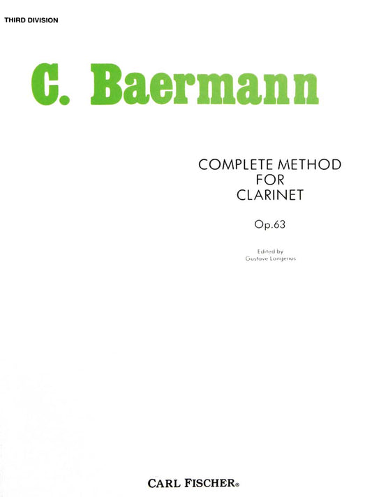 Complete Method for Clarinet