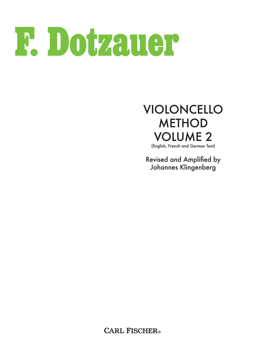 Violoncello Method