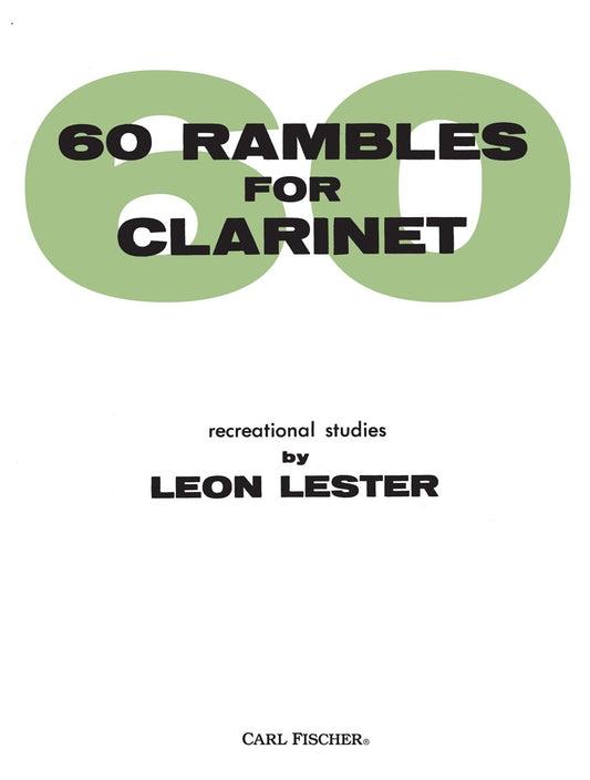 60 Rambles for Clarinet