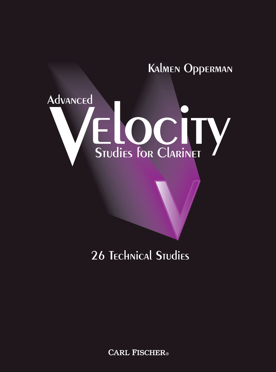 Advanced Velocity Studies for Clarinet