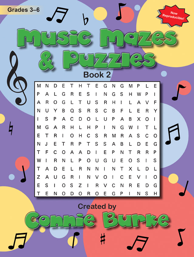 Music Mazes & Puzzles, Book I - Classroom music book/resource