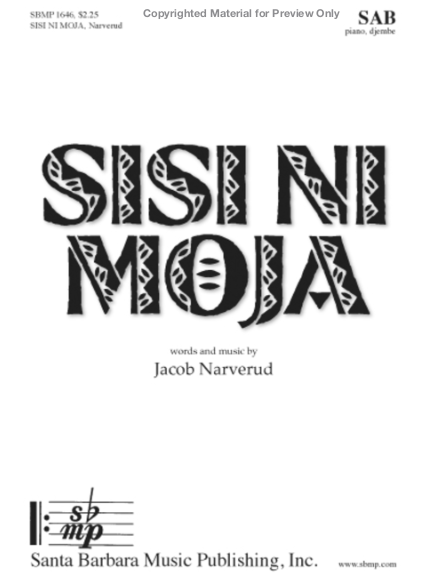 Sisi ni moja - SAB 3-Part - Sheet Music