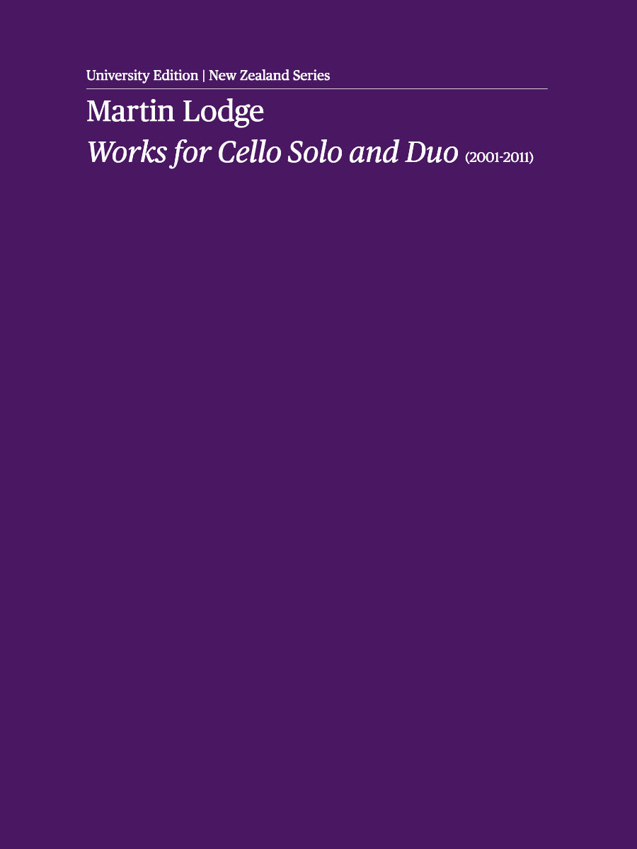 Works for Cello Solo and Duo