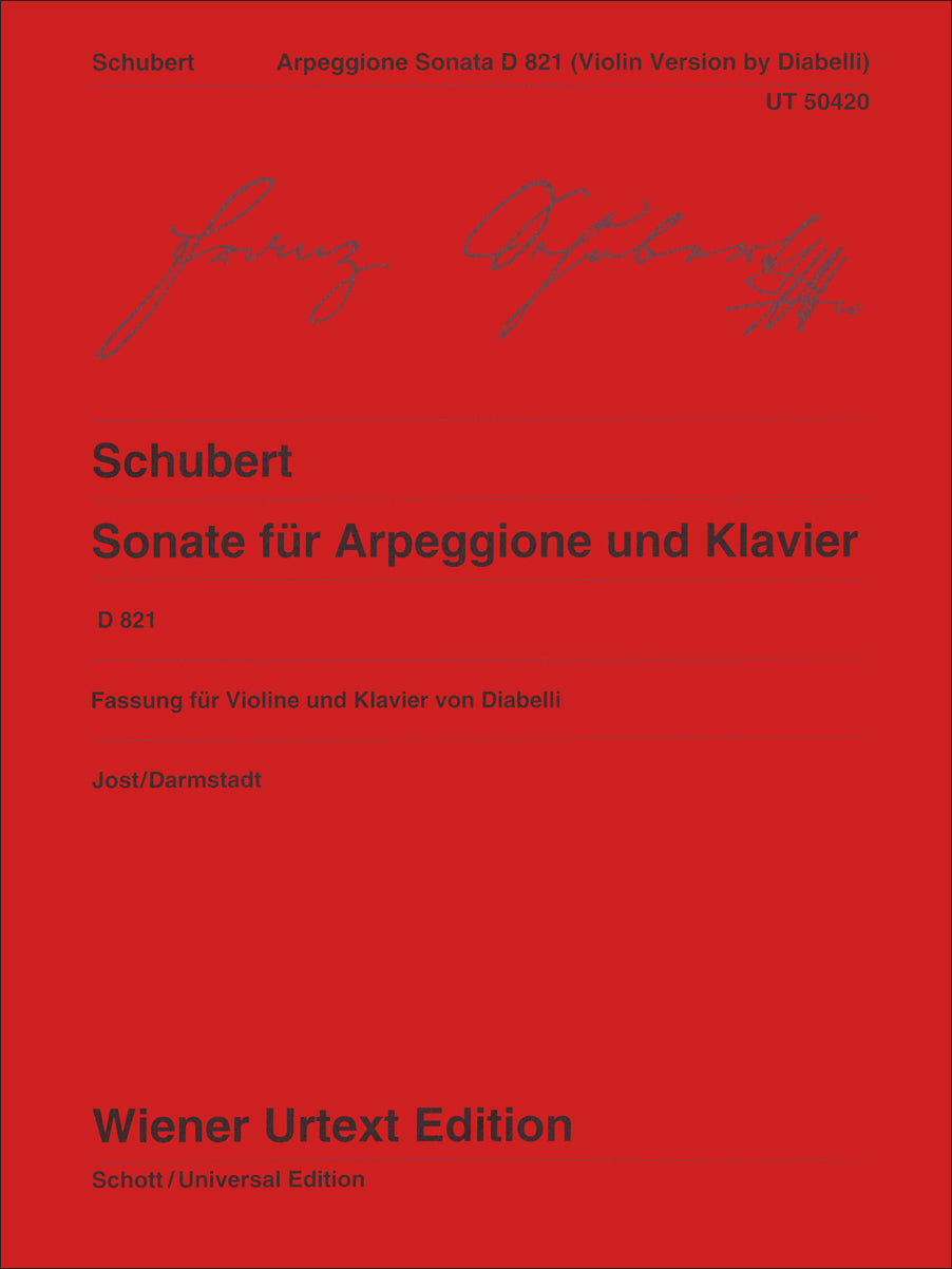 Sonate für Arpeggione und Klavier D 821