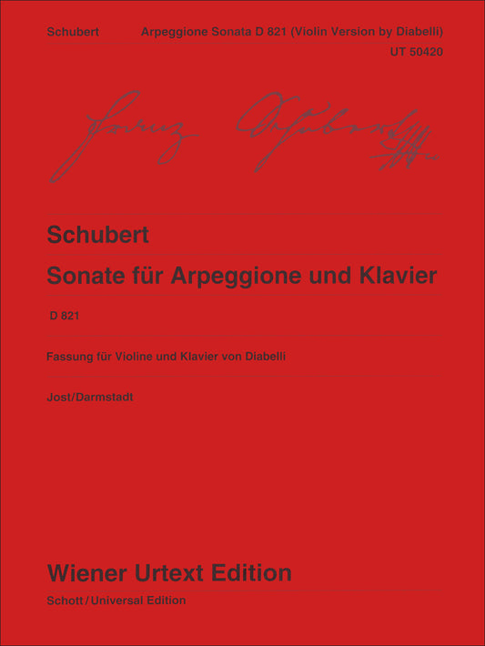 Sonate für Arpeggione und Klavier D 821