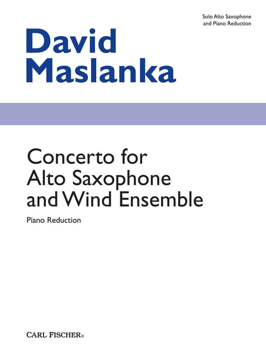 Concerto for Alto Saxophone and Wind Ensemble