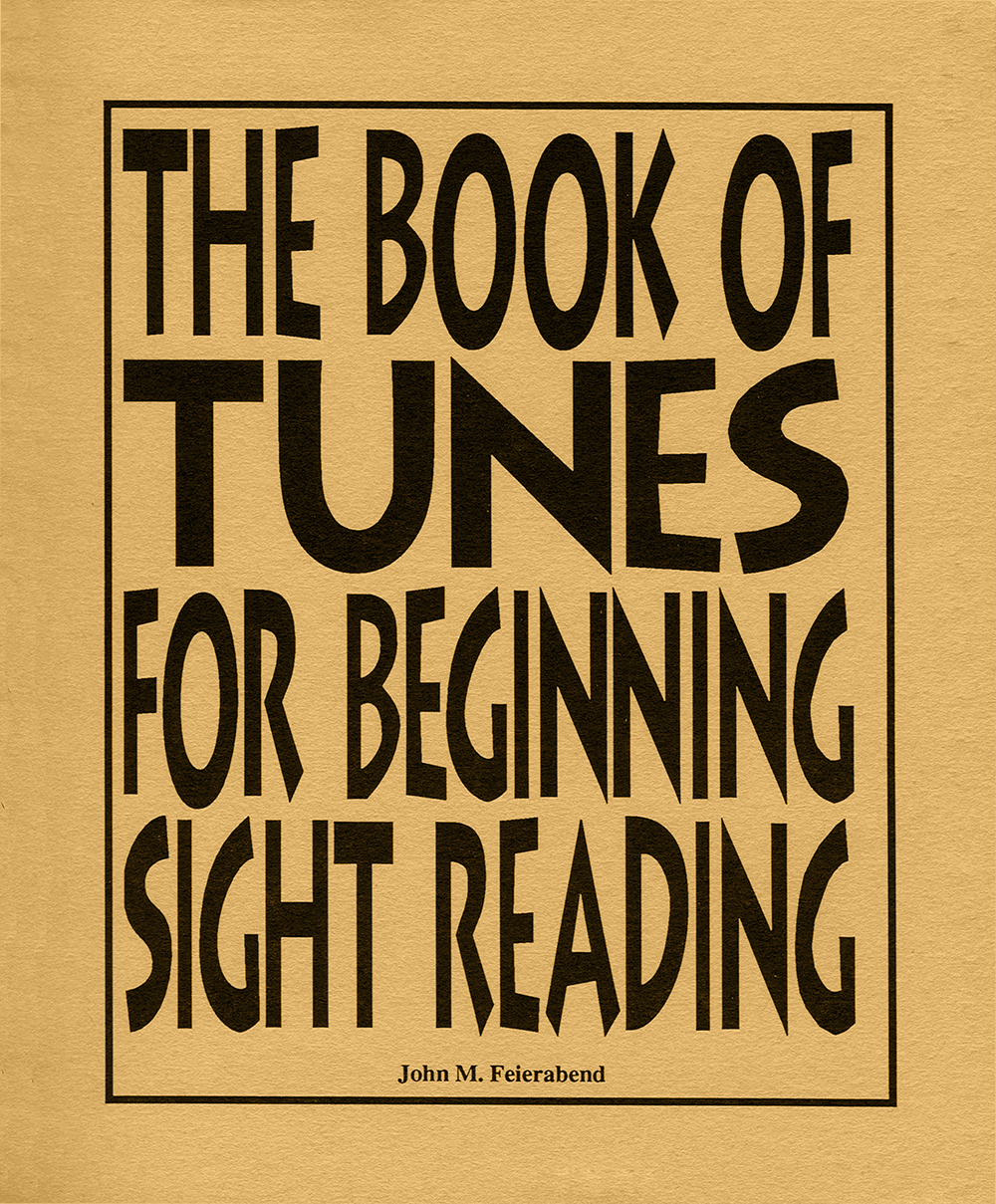 The Book of Tunes for Beginning Sight Reading