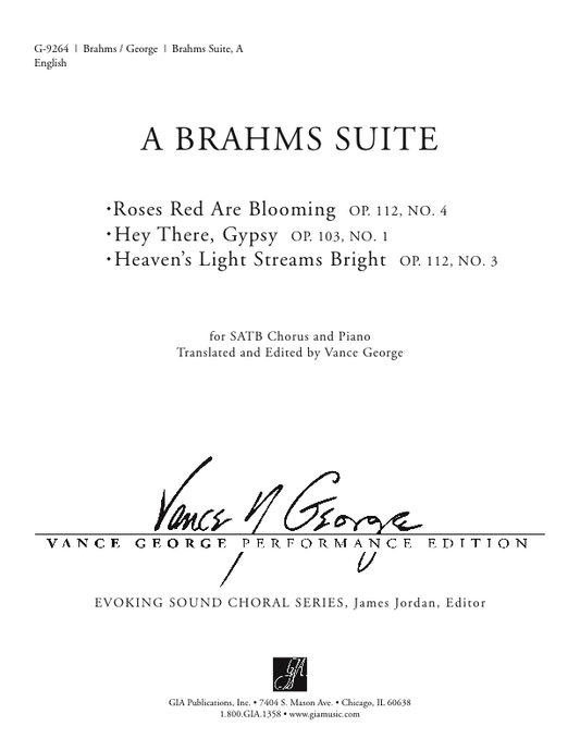 A Brahms Suite