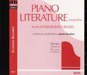 Piano Literature, Vol 3 (CD)