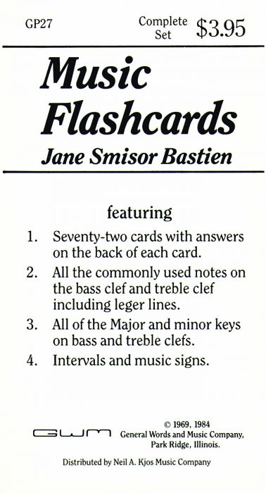 Bastien Music Flashcards