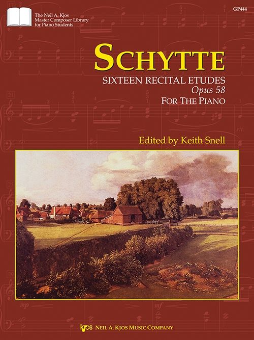 Schytte: Sixteen Recital Etudes, Opus 58