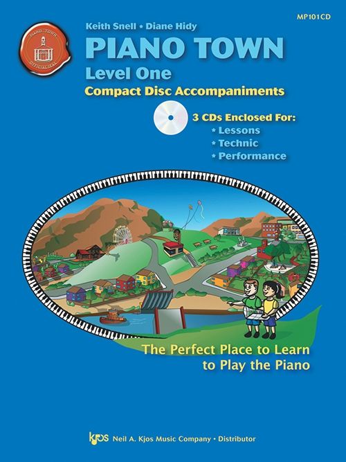 Piano Town Accompaniments, Level 1 (CD)