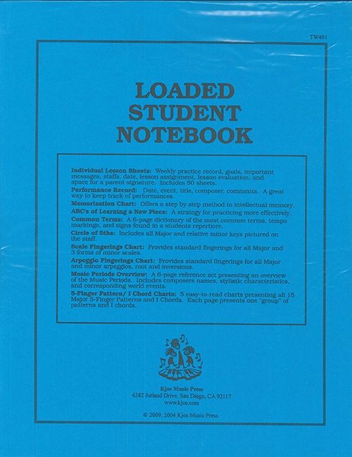 The Loaded Student Notebook