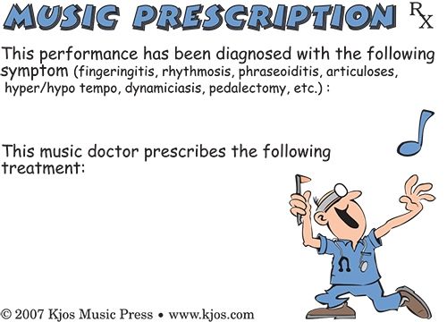 Music Prescription Post-it Notes